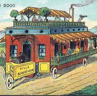 The inventions in imagination 100 years ago