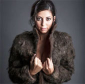 The jacket is made of fur ... men's breasts