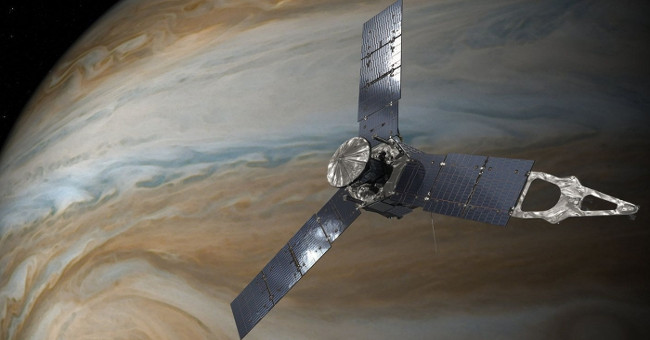 The Juno ship first approached Jupiter since flying into orbit