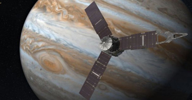 The Juno spacecraft has responded to Moc Tinh