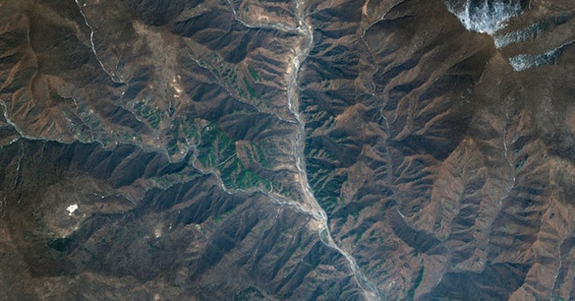 The Korean mountain moved more than three meters due to a nuclear test