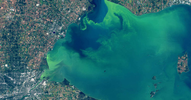 The lake in America changes color beautifully, but it is extremely bad news
