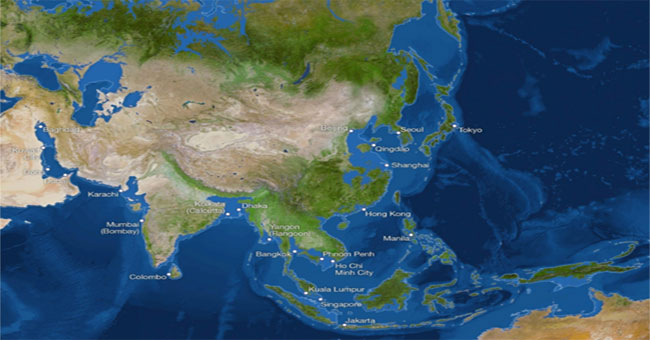 The lands were submerged when the whole ice melted