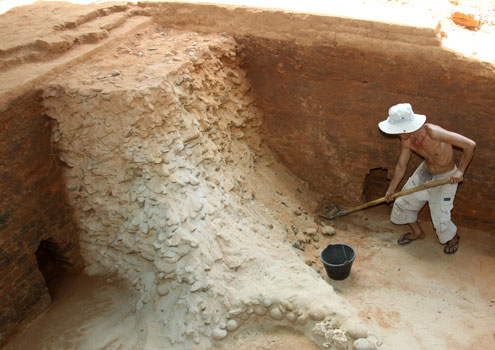 The largest ancient Cham tower was discovered
