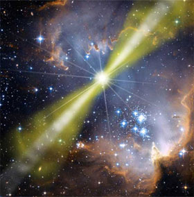 The largest gamma ray explosion ever discovered