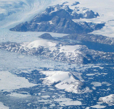 The largest ice island emerged because of climate change