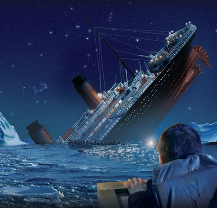 The largest legacy is left when the Titanic sank into the ocean