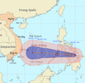 The last 2012 storm into the East Sea