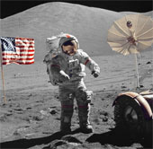 The last person set foot on the Moon