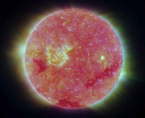 The latest images of the Sun.