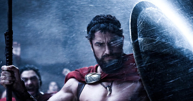 The legendary king used 300 people to beat