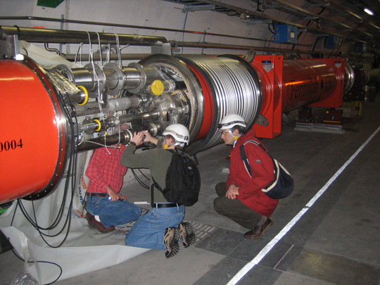 The LHC accelerator starts to rest