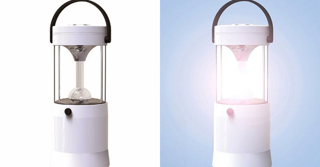 The light that runs on 80-hour brine is out of battery