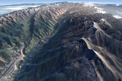 The longest mountain range - Andes Mountains