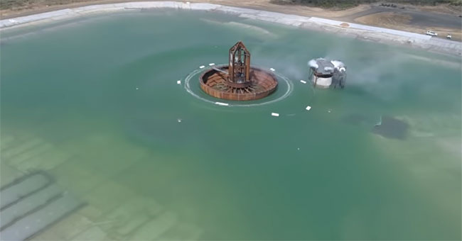 The machine created 2,400 waves in an hour
