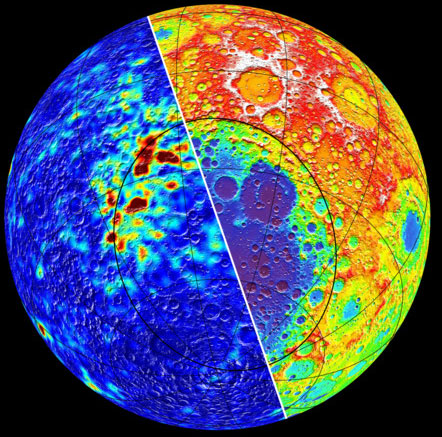The magnetic field on the Moon is produced by the ancient meteorite