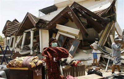 The magnitude 6.2 earthquake shook Indonesia