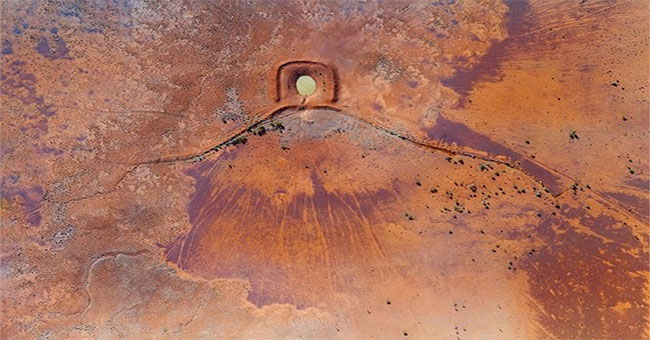 The majestic beauty and 'scary' of the river was drained