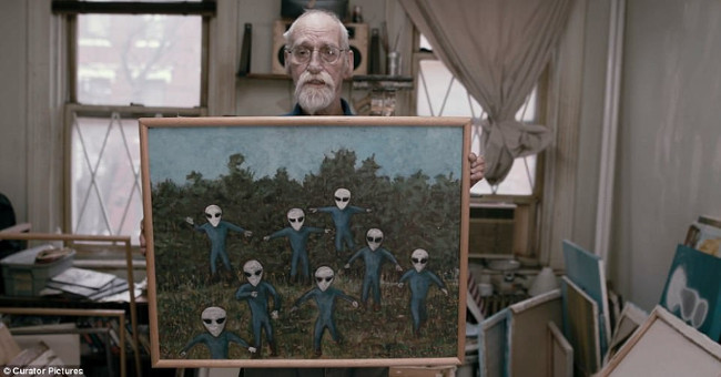 The man has children with aliens