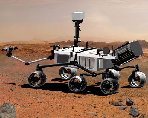 The Mars probe arrived at the crater Endeavor