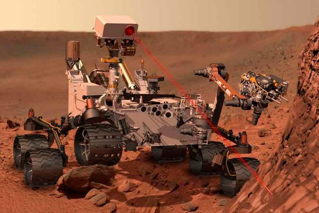 The Mars probe is ready to land