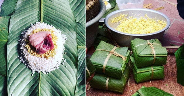 The meaning of Vietnamese traditional cakes on Chinese New Year
