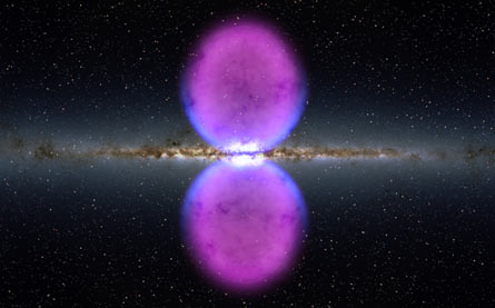 The Milky Way's black hole may have erupted a giant air bubble
