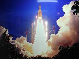 The missile Ariane brought two telecommunications satellites into orbit