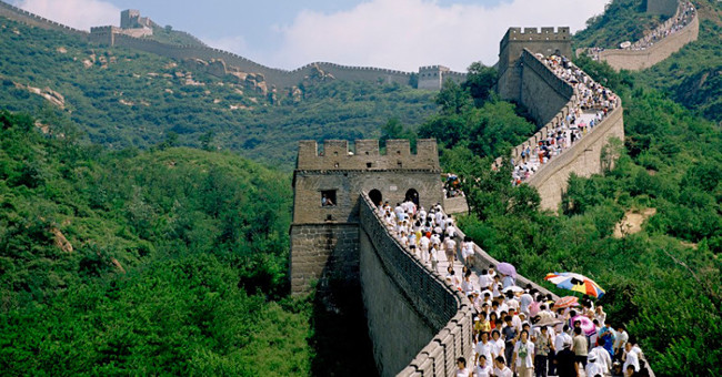 The 'missing' section of the Great Wall has been revealed after four decades