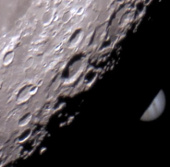 The moon 'eat' Moc Tinh
