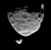 The Moot Robot takes a picture of two Martian moons
