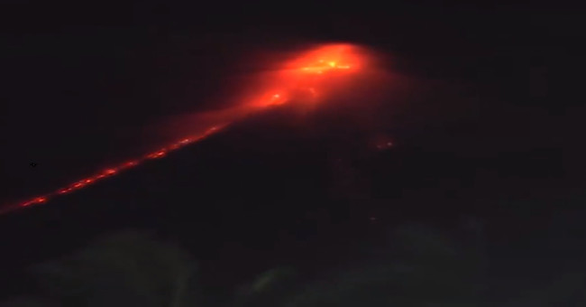 The most active volcano in the Philippines began erupting