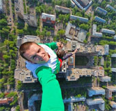 The most adventurous selfie in the world