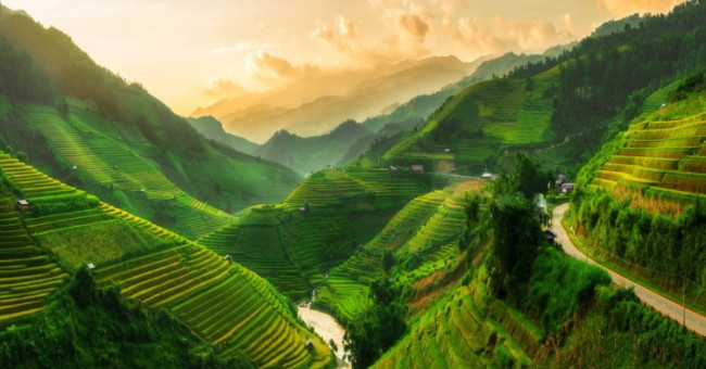 The most beautiful mountains in the world, including Mu Cang Chai of Vietnam