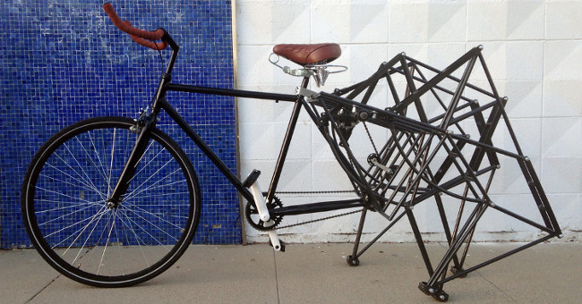 The most bizarre walking bike in the world