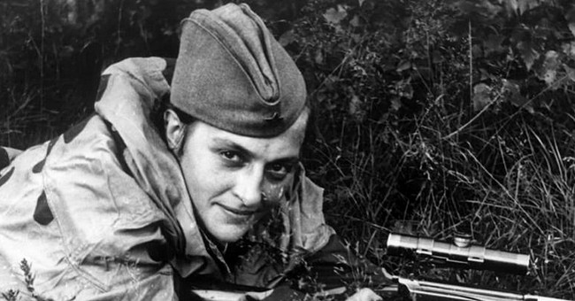 The most deadly female gunner in the world made the Hitler army terrified