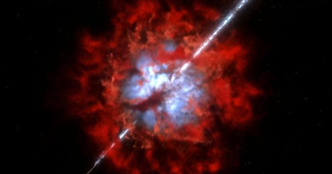 The most intense gamma-ray explosion in the universe