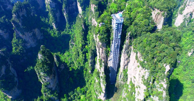 The most spectacular elevator works in the world