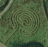The mysterious circle appears in England