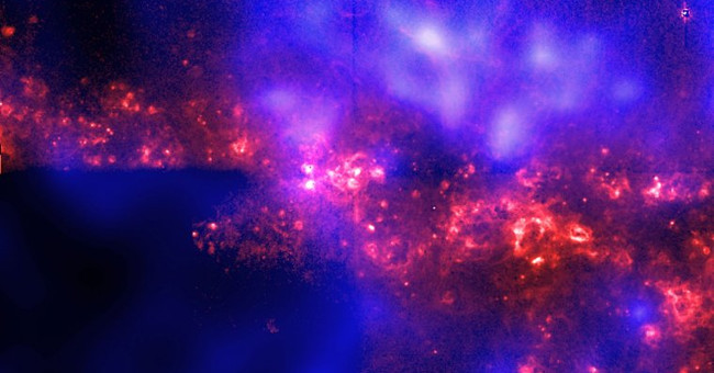 The mysterious dark space pushes the Milky Way at 2 million km / h