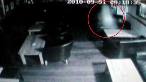 The mysterious ghost in a bar