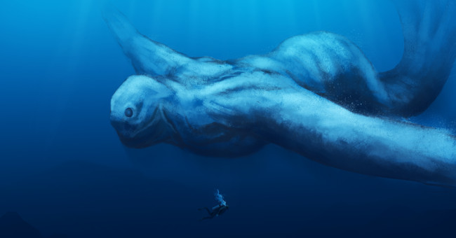The mystery has not been answered about the giant humanoid sea monster in Antarctica