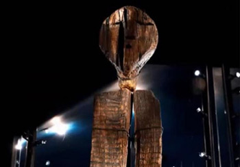 The mystery in wooden statues is twice as old as the Pyramid