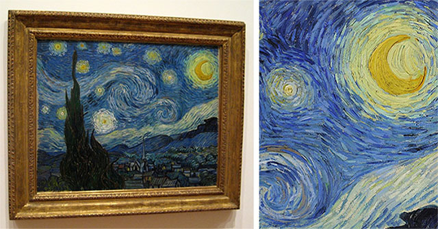 The mystery is so difficult that mankind cannot understand in Van Gogh's 'Starry Night' painting