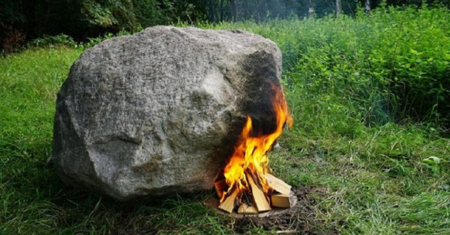 The mystery of the stone itself emits Wifi when heated
