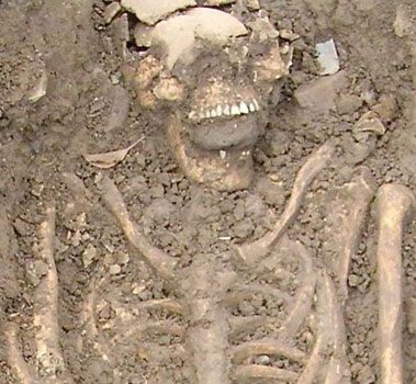 The mystery of the stones in the mouth of the dead