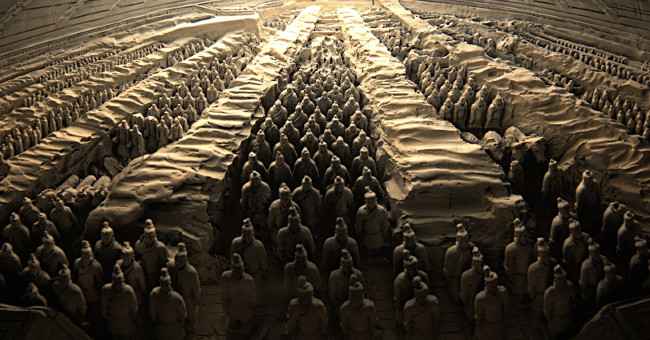 The mystery of the tomb Qin Shihuang