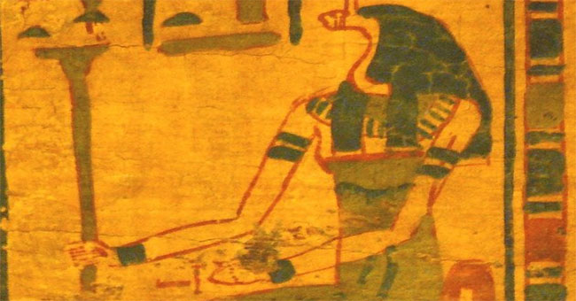 The myth of the Egyptian goddess blinded the eyes of the trespassers