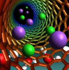 The nanotube sensor monitors diabetic patients