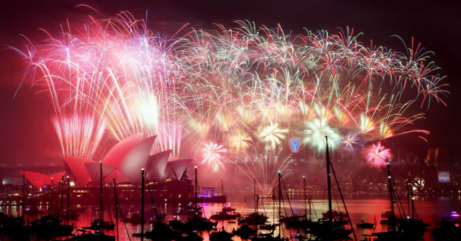 The nation welcomes the earliest and latest year 2017 in the world